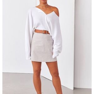 NWOT kimchi blue tiki ribbed crop top